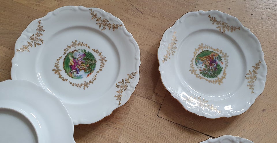 Porcelæn Tallerkener