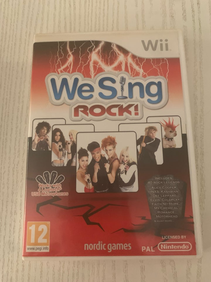 We Sing rock spil Nintendo Wii