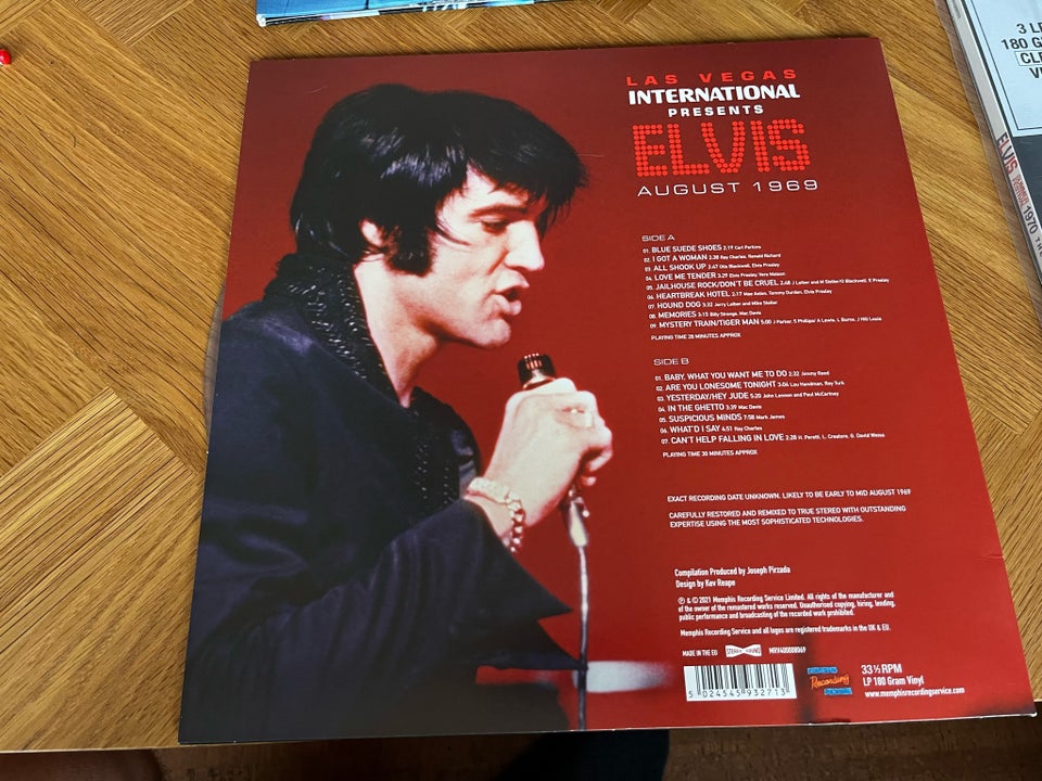 LP, Elvis Presley, Las Vegas