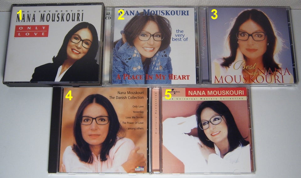 Nana Mouskouri: 5 Titler, pop