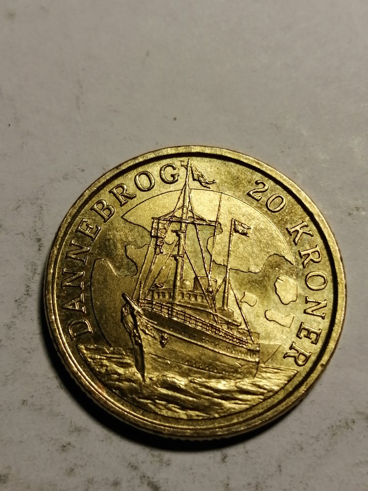 Danmark, mønter, 20 kroner