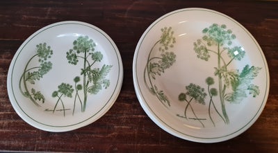 Porcelæn 11 stk Tallerkner