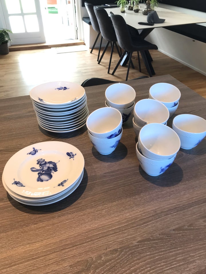 Porcelæn Kaffekop/underkop Blå