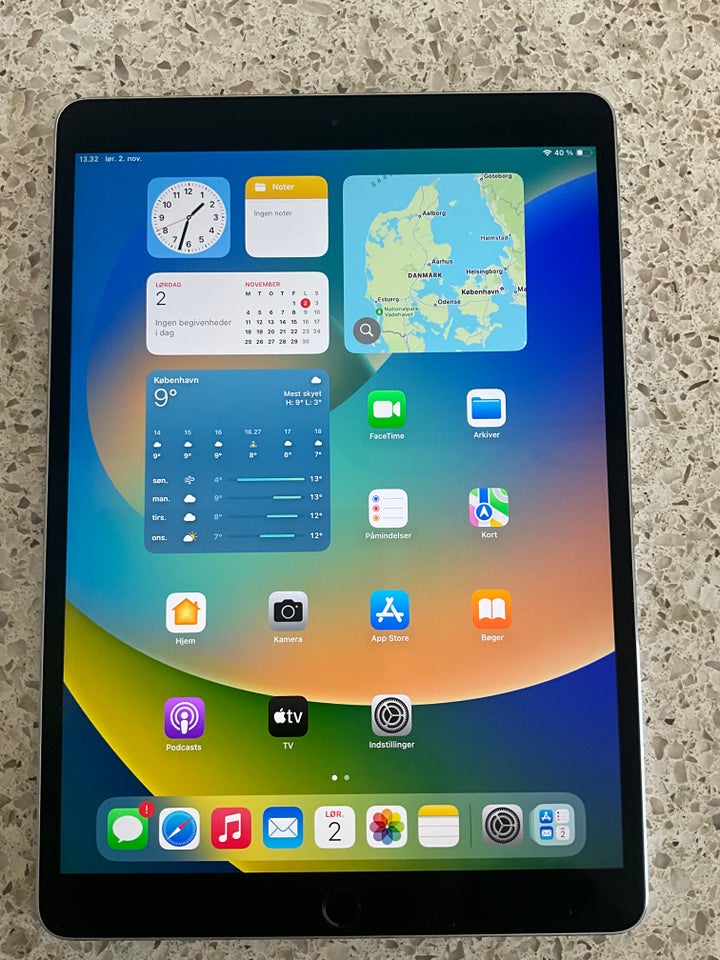 iPad Pro, 64 GB, sort