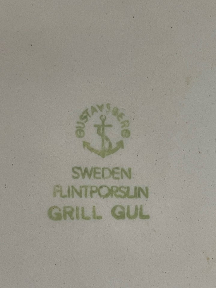 Porcelæn Tallerkener  Svensk