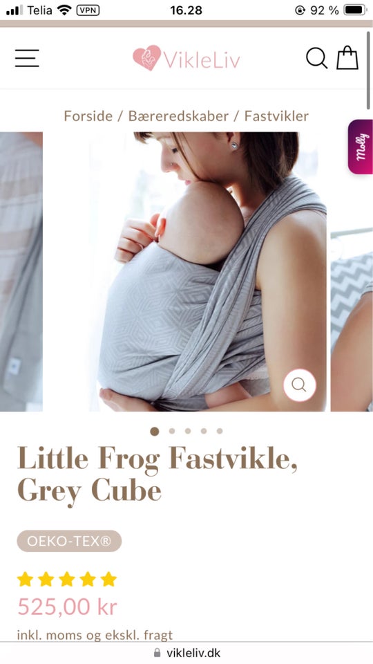 Vikle, fastvikle, Little frog