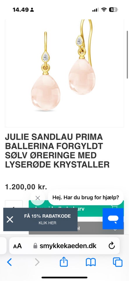 Øreringe, Julie sandlau