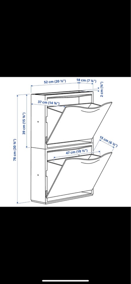 Tromnes - sko opbevaring, IKEA