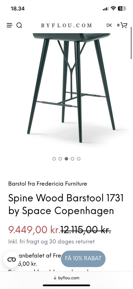 Barstol, Fredericia furniture