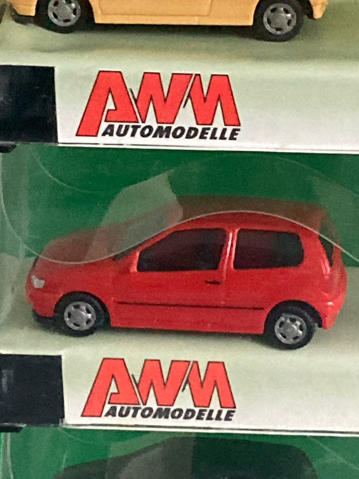 Modelbil, AWM VW Polo og Golf, skala