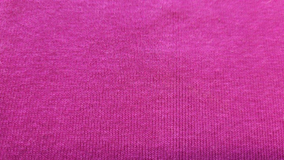 Stof Rødviolet ribjersy rest