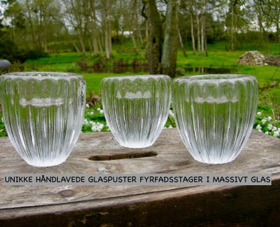 Glas Mundblæste glaspuster