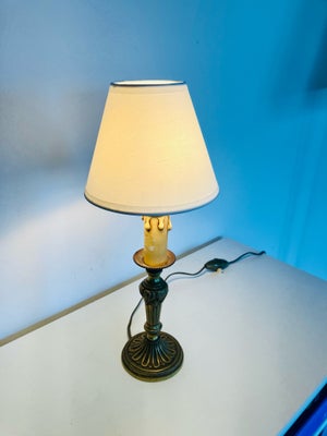 Fransk bordlampe i messing