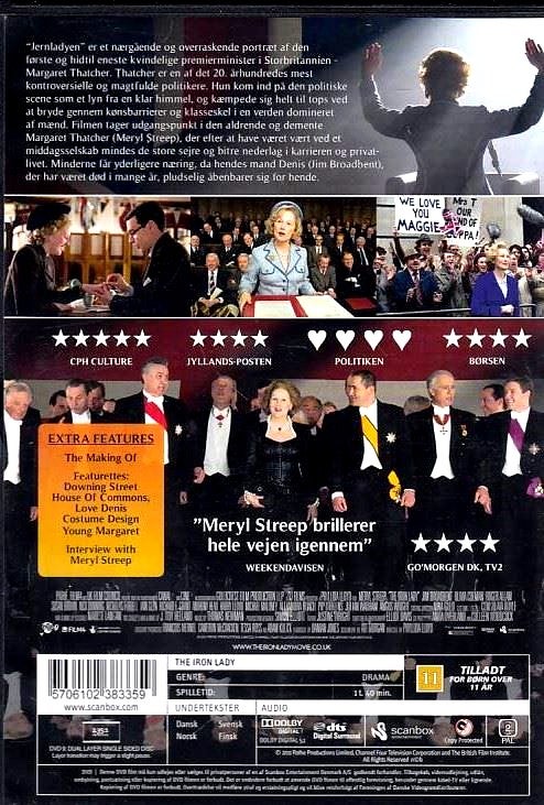 Jernladyen, DVD, andet