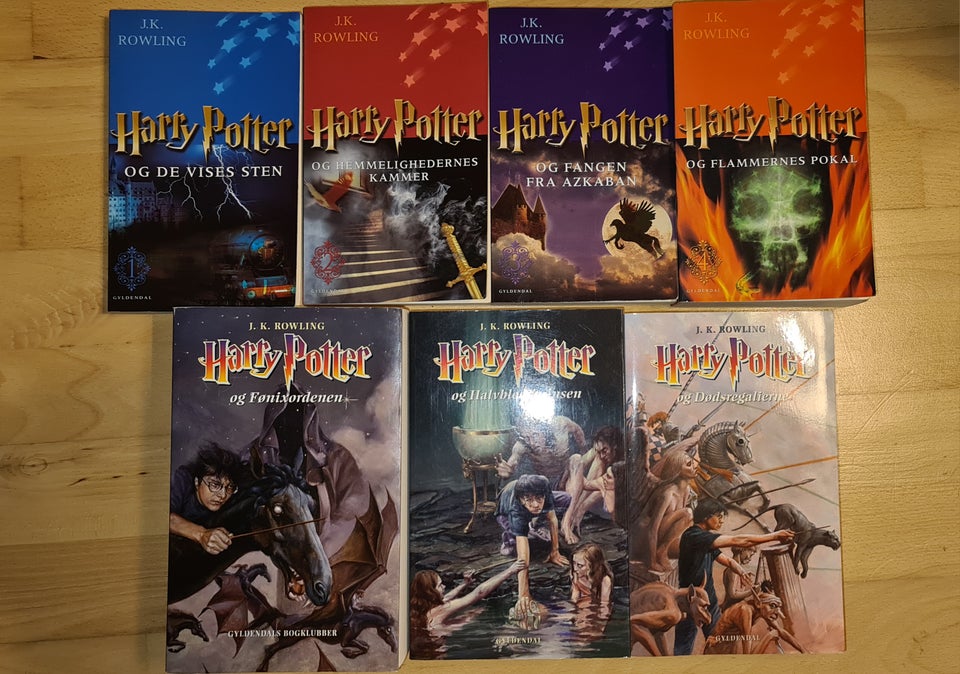 Harry Potter 1-7, J. K. Rowling,