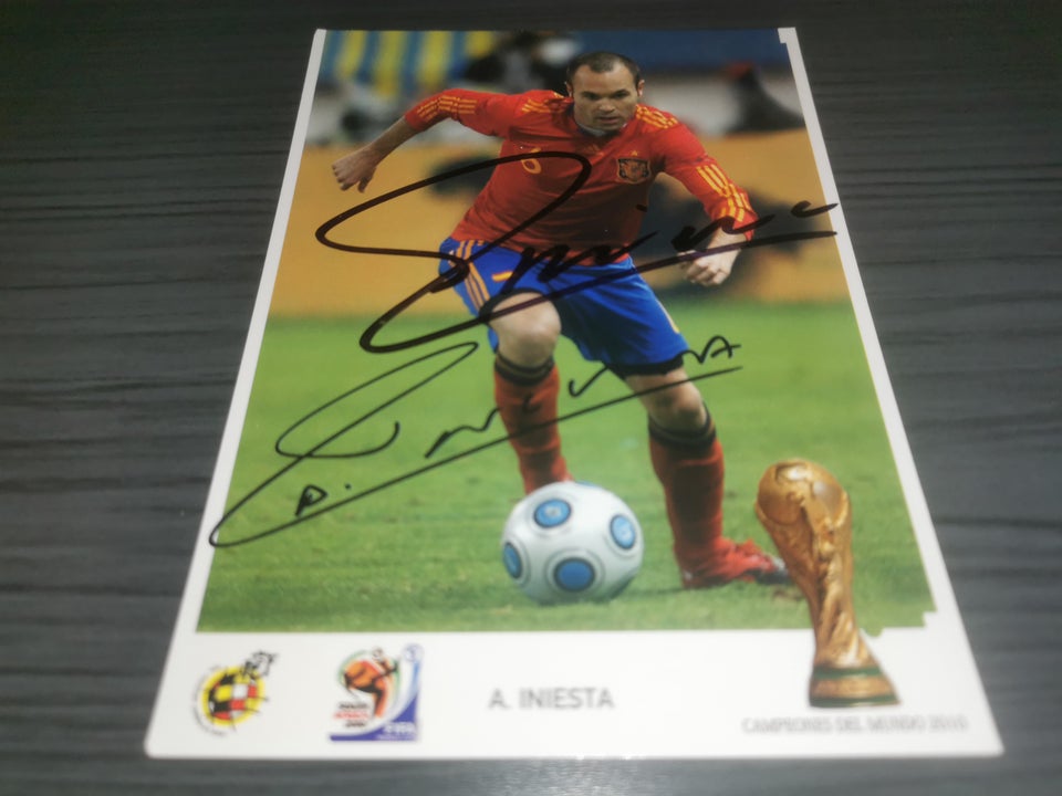 Autografer, Andrés Iniesta