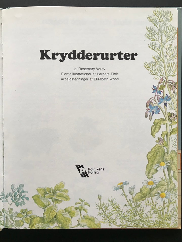 Krydderurter, Rosemary Verey,