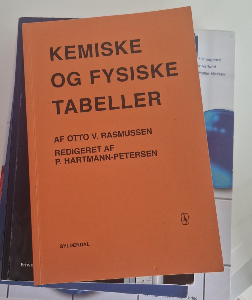 Kemiske og fysiske tabeller, emne: