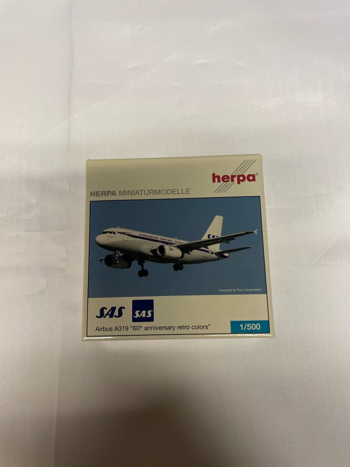 Modelfly, HERPA A-319, skala 1/500