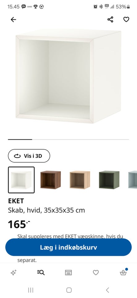 Ikea eket, Ikea eket