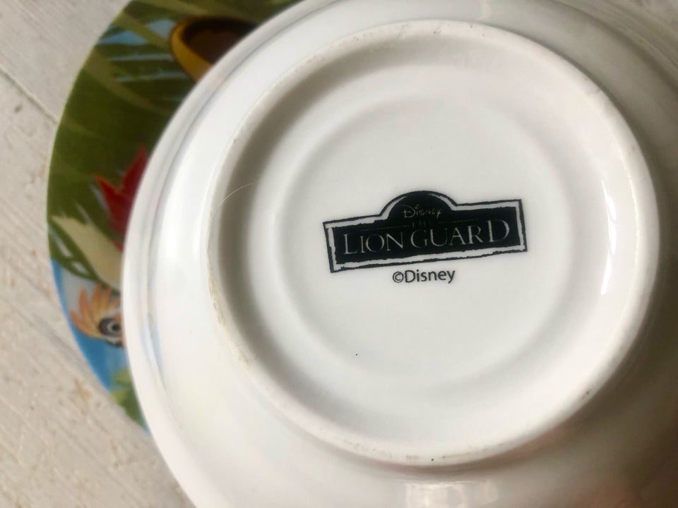 Porcelæn Tallerken kop og skål