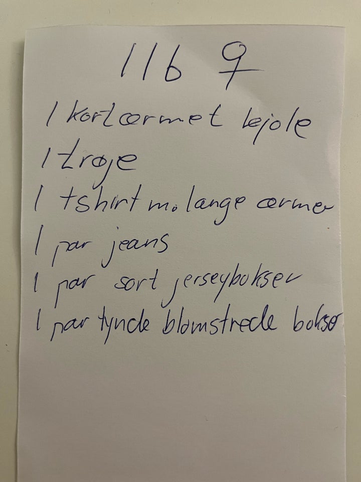 Blandet tøj, Blandet tøj, Fruens