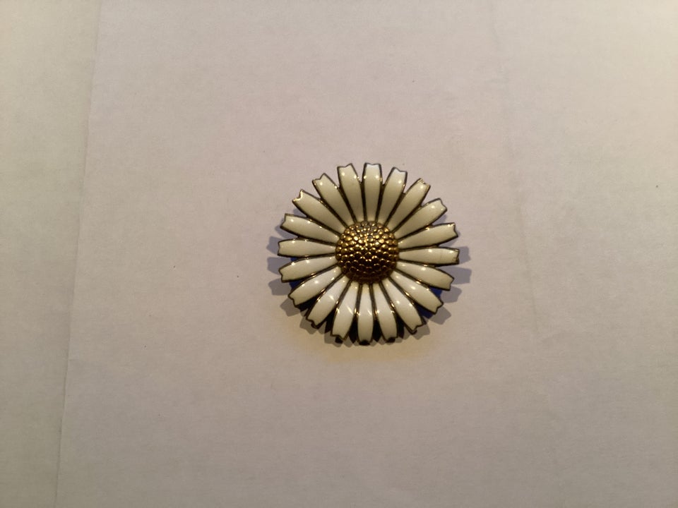 Broche, sølv, MARGUERITTE blomst