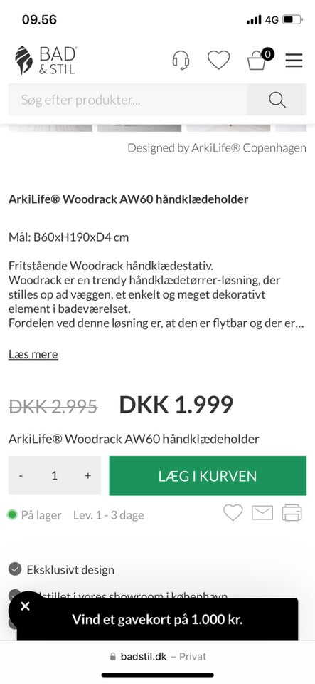 Håndklædeholder, Bad Og Stil