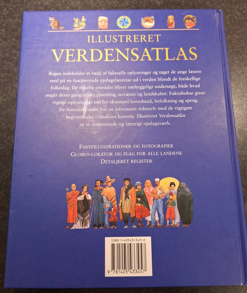 Illustreret verdens atlas, emne: