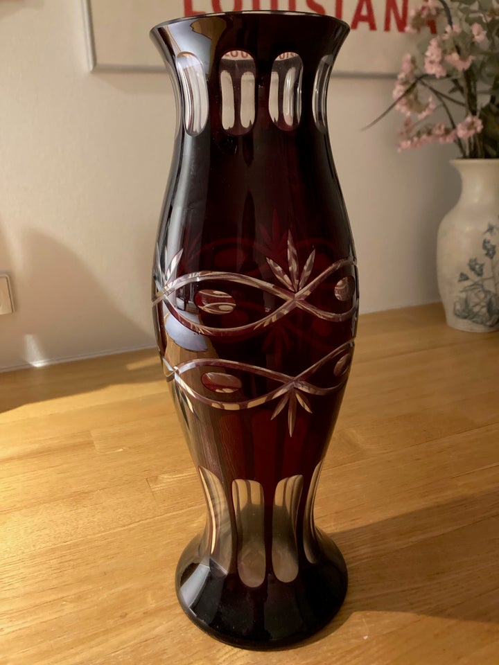 Glas Vase Bøhmisk krystal