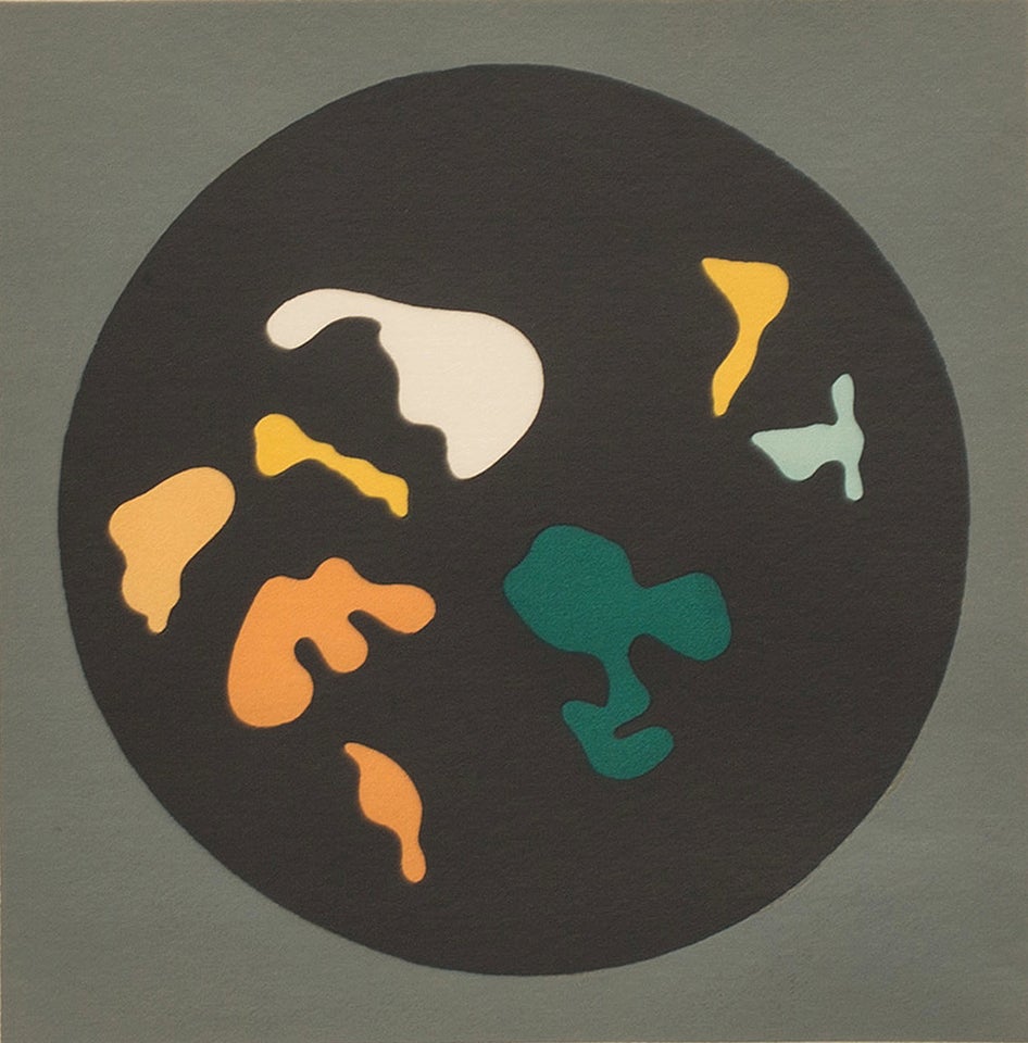 Træsnit Jean Hans Arp 1886-1966