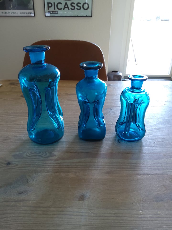 Glas Flaske  Holmegaard/ Kastrup