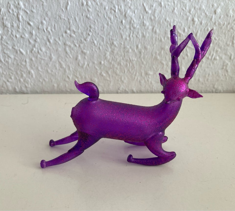 Glasskulptur lilla bambi