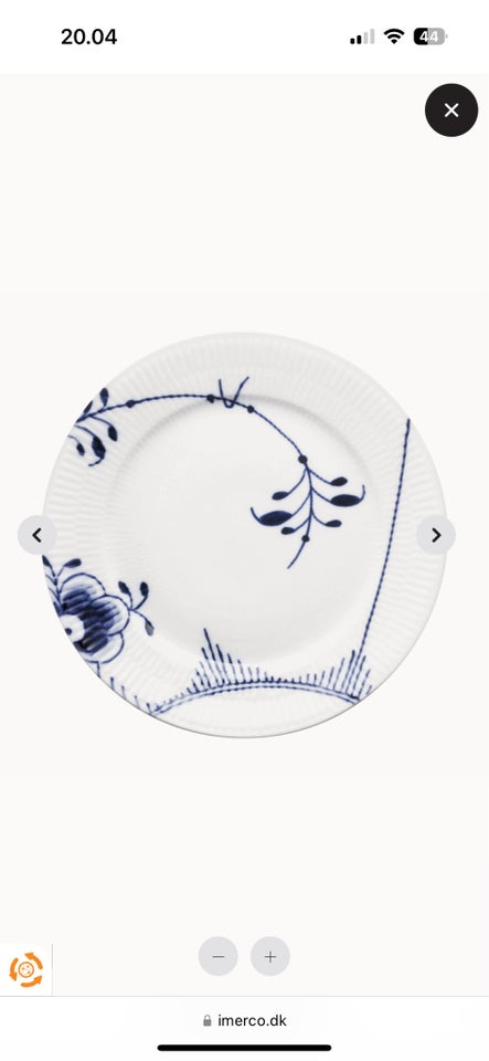 Porcelæn, Frokosttallerken ,