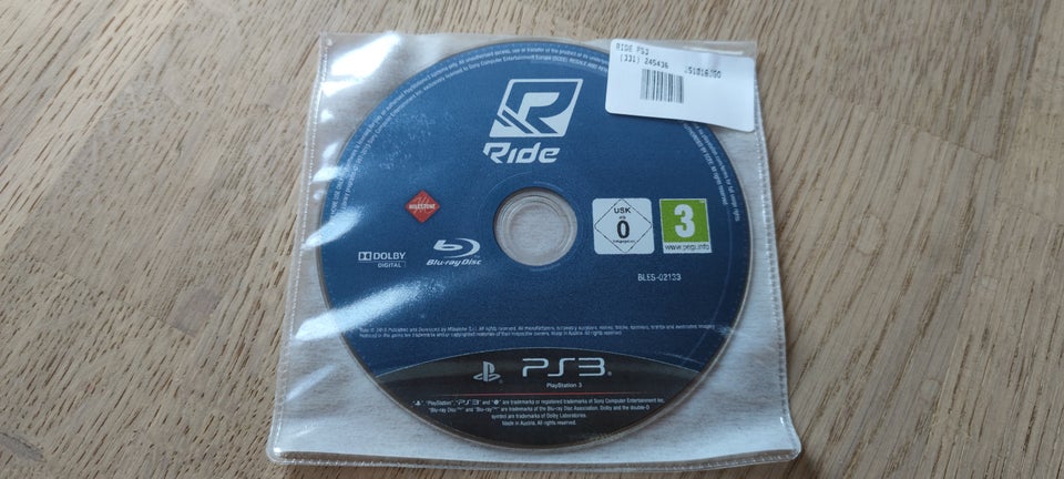 Ride PS3 racing