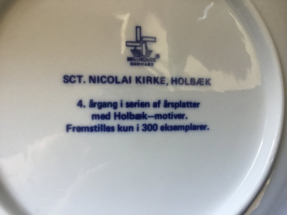 Holbæk platter , Millhouse platter