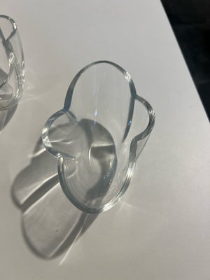 Glas 2 x Glasskåle Holmegaard
