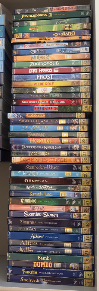 Over 40 stk DVD Disney Pixar