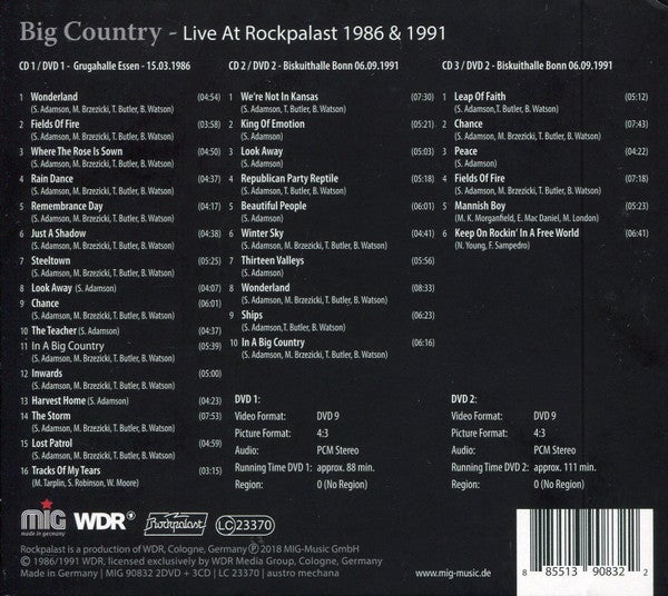 Big Country : Live at rockpalast