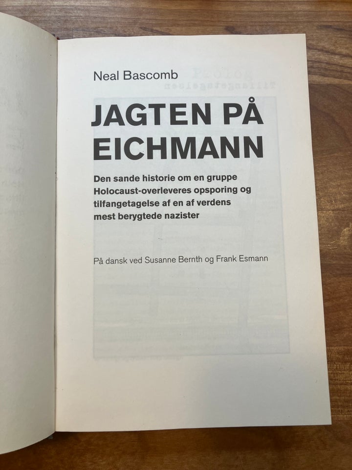 Jagten på Eichmann, Neal Bascomb,