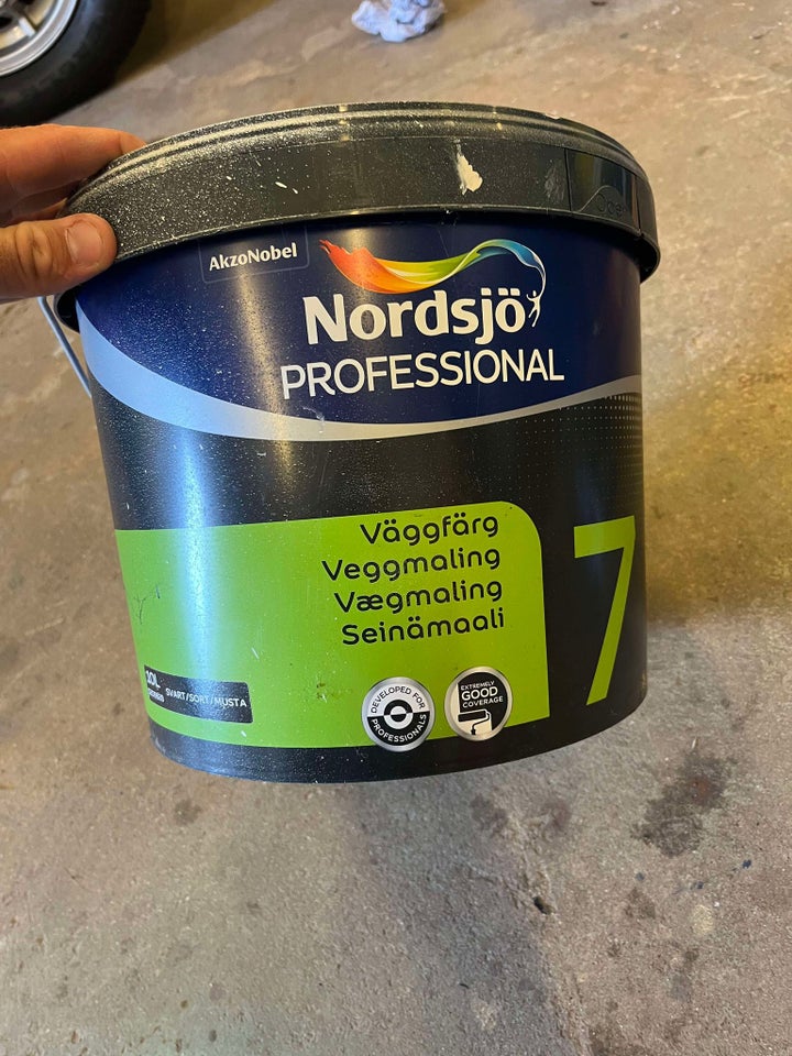 sort vægmaling, Nordsjö