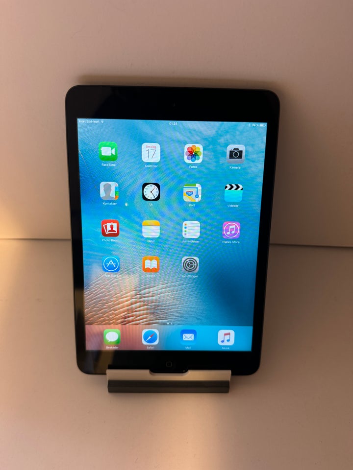 iPad mini 16 GB sort