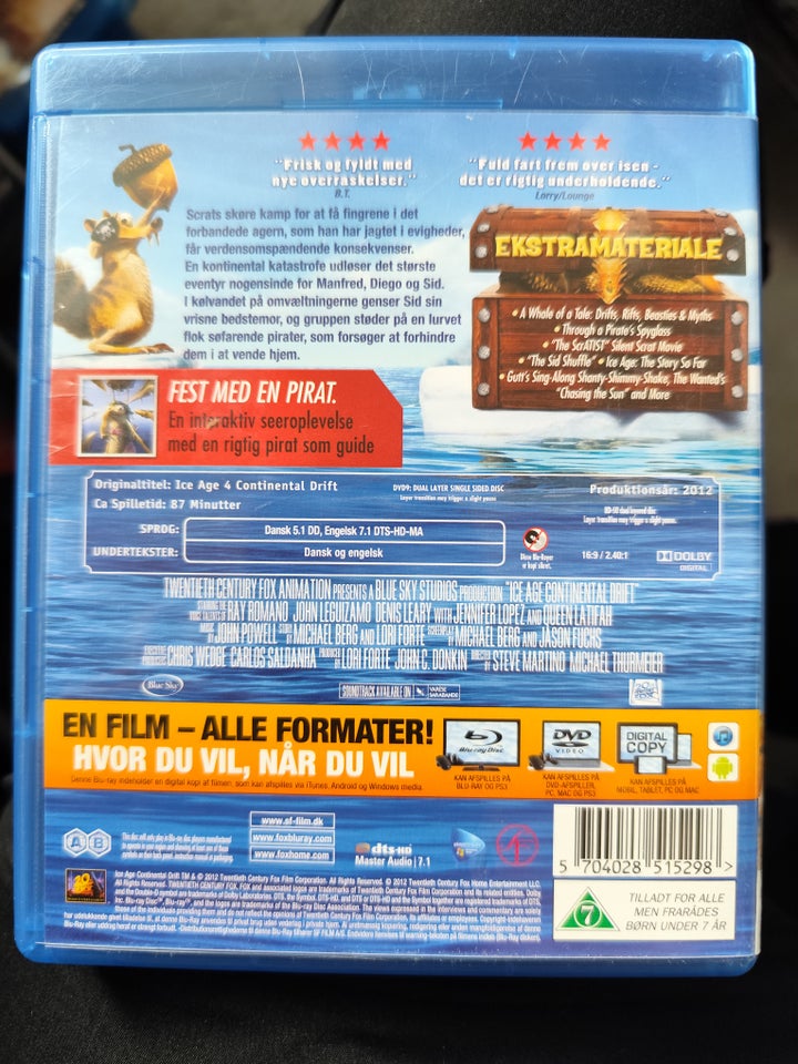 Ice age 4, DVD, animation