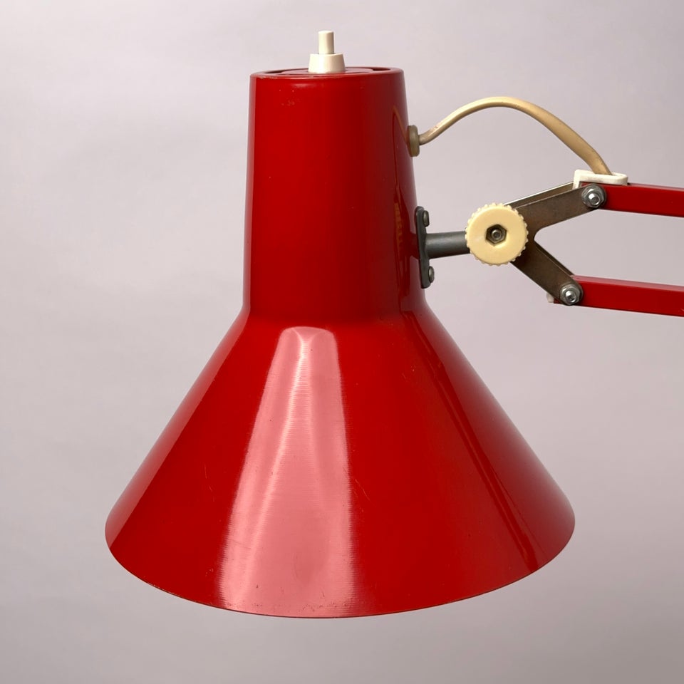 Arbejdslampe Retro rød