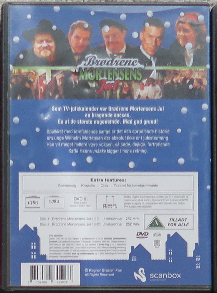 Brødrene Mortensens jul, DVD,