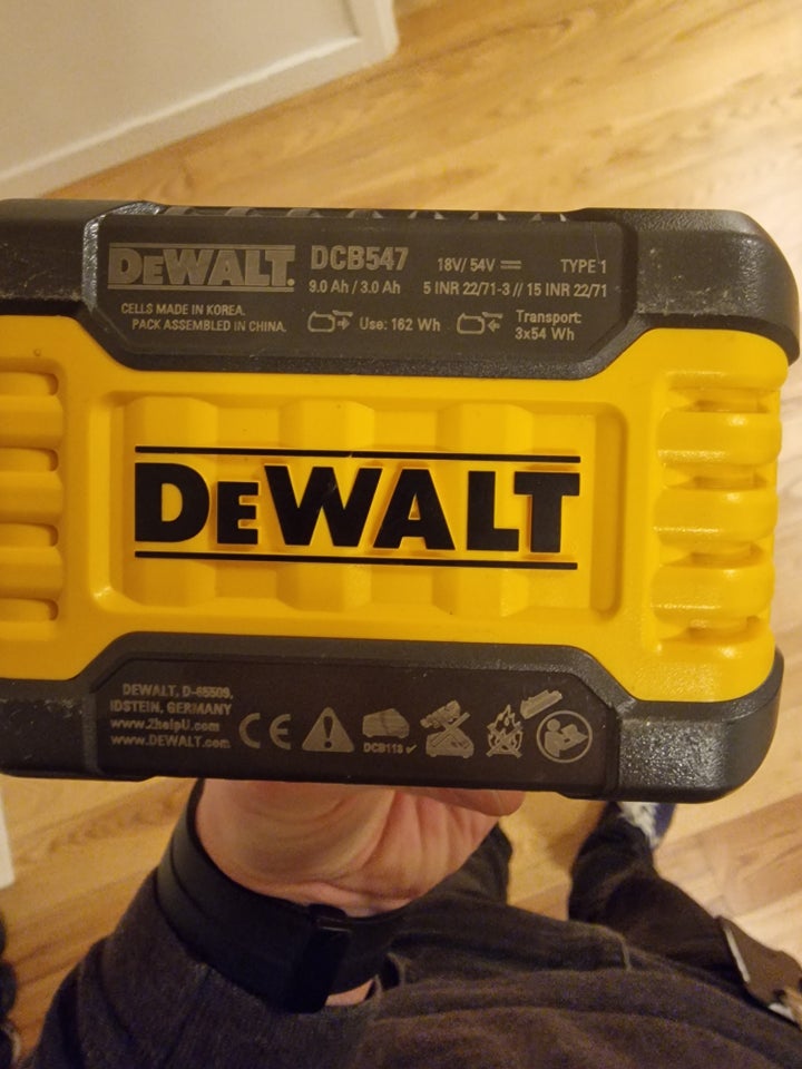 Batteri, Dewalt