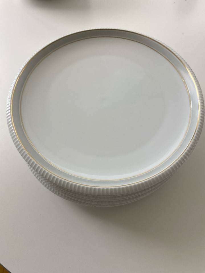 Porcelæn, Dybe  flade tallerkener