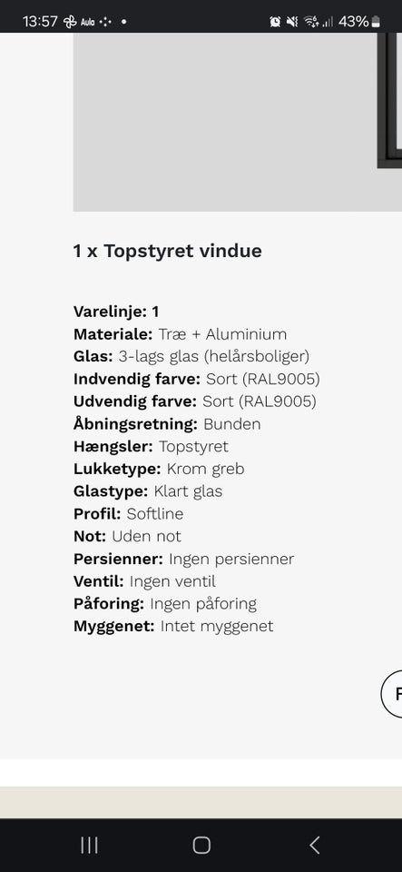 Topstyret og tophængt, træ