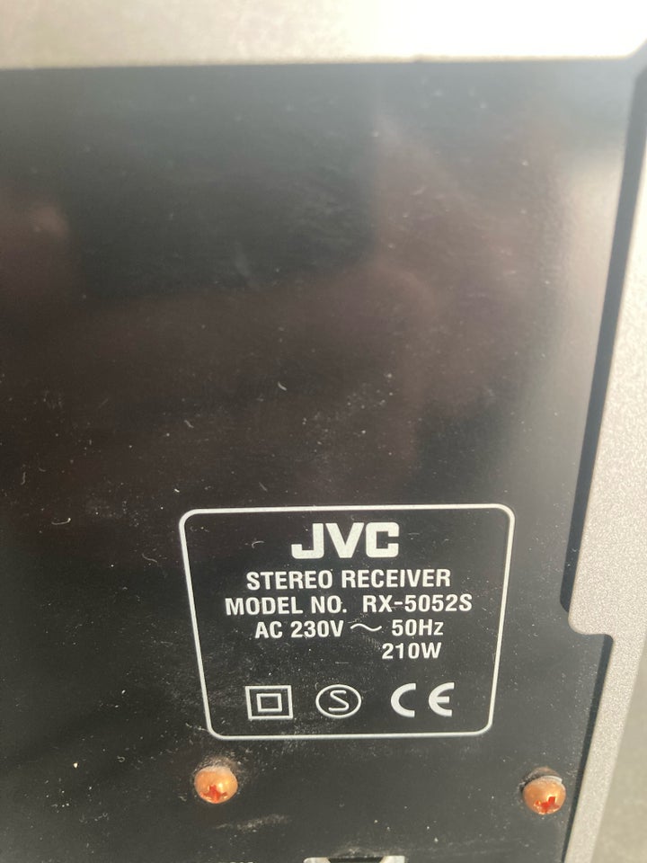 Højttaler, JVC, RX5052 receiver