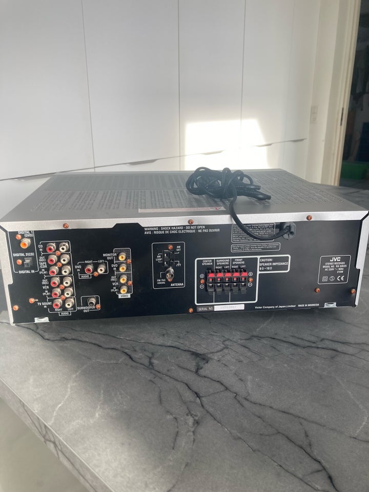 Højttaler, JVC, RX5052 receiver